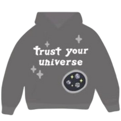 Broken Planet Market 'Trust Your Universe "hoodie gray