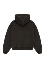 Broken Planet Market Soot Black Zip Up Hoodie