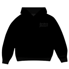 Broken planet market 'basic' hoodie midnight black
