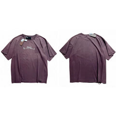 PALY Hollywood Center Small Logo Graphic T-Shirt - Purple-Grey