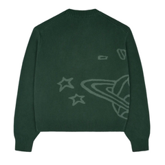 Broken Planet Market Knit Sweater Forest Green