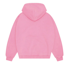 Broken Planet Star Logo Zip Up Hoodie Candy Pink