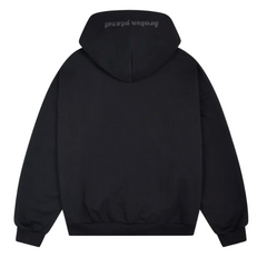 Broken planet midnight black zipper hoodie