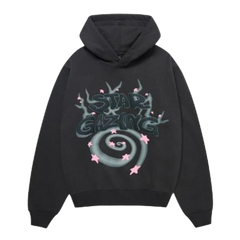 BROKEN PLANET MARKET 'STAR GAZING' HOODIE (SOOT BLACK)