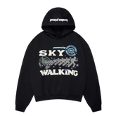 BROKEN PLANET MARKET 'SKY WALKING' HOODIE (MIDNIGHT BLACK)