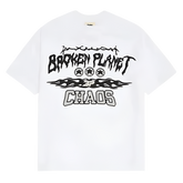BROKEN PLANET MARKET 'BP TOTAL CHAOS' GRAPHIC TEE (SNOW WHITE)