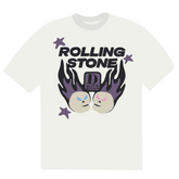 BROKEN PLANET MARKET X D-BLOCK EUROPE 'ROLLING STONE' COLLAB TEE (WHITE)