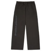 BROKEN PLANET MARKET 'PLANET REPAIR' STRAIGHT JOGGERS (SOOT BLACK)