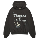 BROKEN PLANET MARKET 'TRAPPED IN TIME' HOODIE (SOOT BLACK)