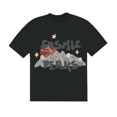 BROKEN PLANET MARKET 'COSMIC PEAKS' TEE (SOOT BLACK)
