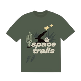 BROKEN PLANET MARKET 'SPACE TRAILS' TEE (AGAVE)