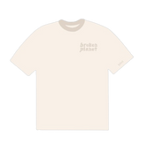 BROKEN PLANET MARKET 'BASICS' TEE (BONE)