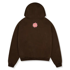 Broken Planet Hoodie It Starts With Luv Mocha Brown