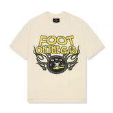 Broken Planet White Foot on Gas Tee