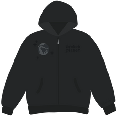 Broken Planet Market Spider Zip Up Hoodie