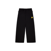 Cosmic Speed Wide-Leg Sweatpants Midnight Black
