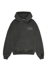 Broken Planet Basics Washed Soot Black Hoodie