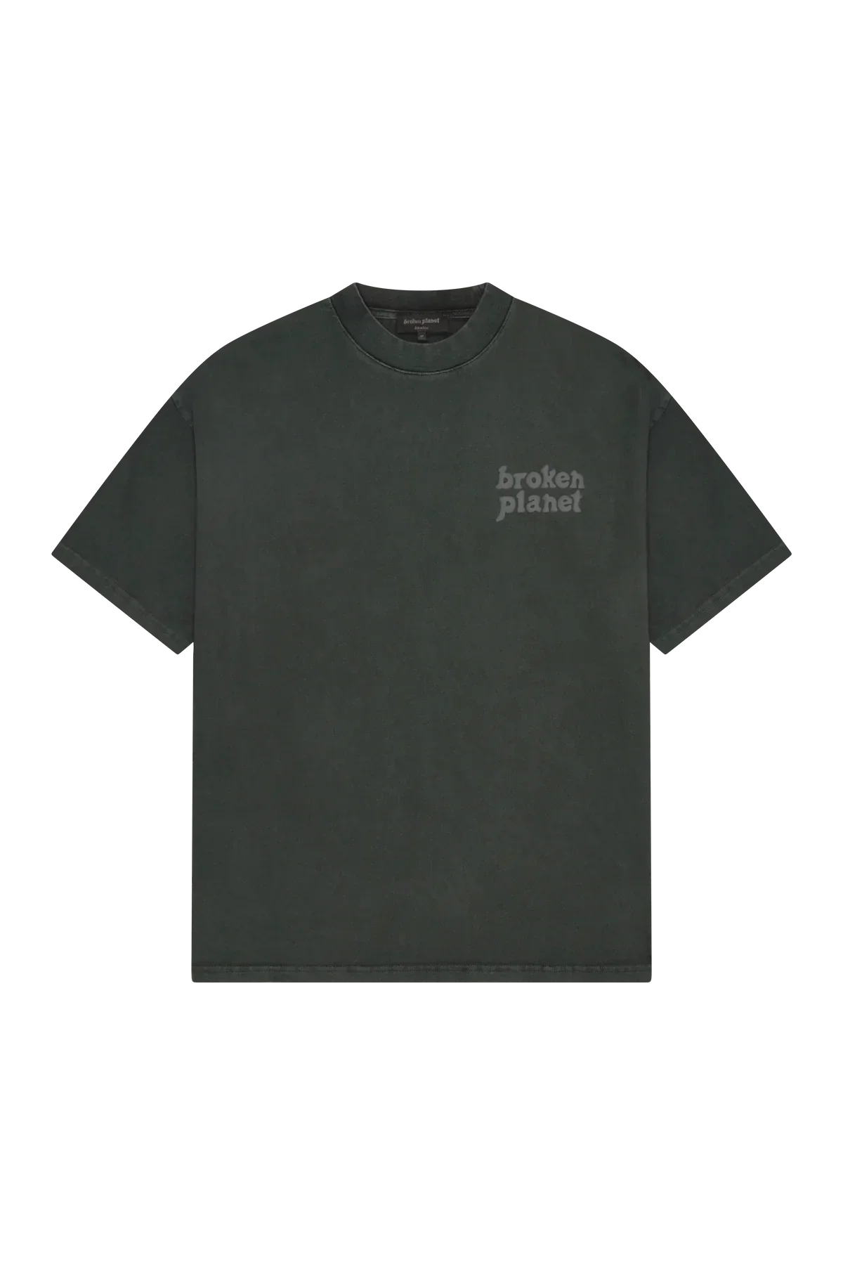 Broken Planet Market Basics Washed Soot T Shirt