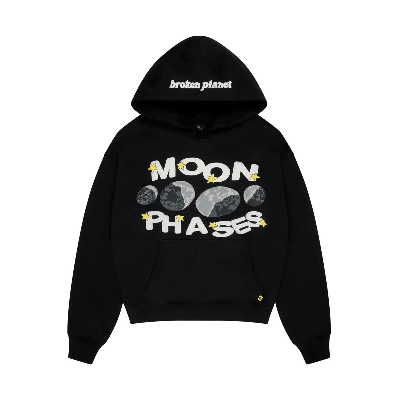 Broken Planet Hoodie Moon Phases Midnight Black