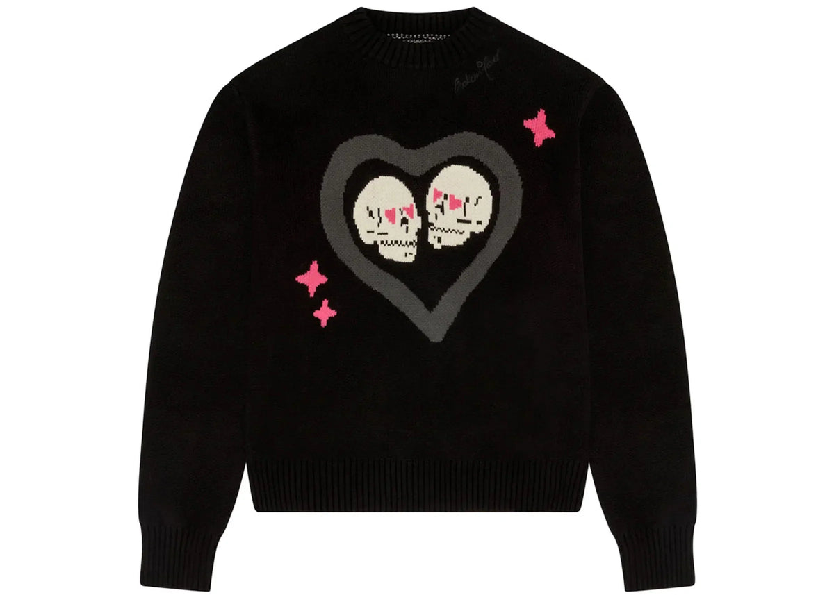 Broken Planet Market Knit Sweater Hearts Are Made To Be Broken