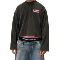 Broken Planet Star Camo Waffles Long Sleeve