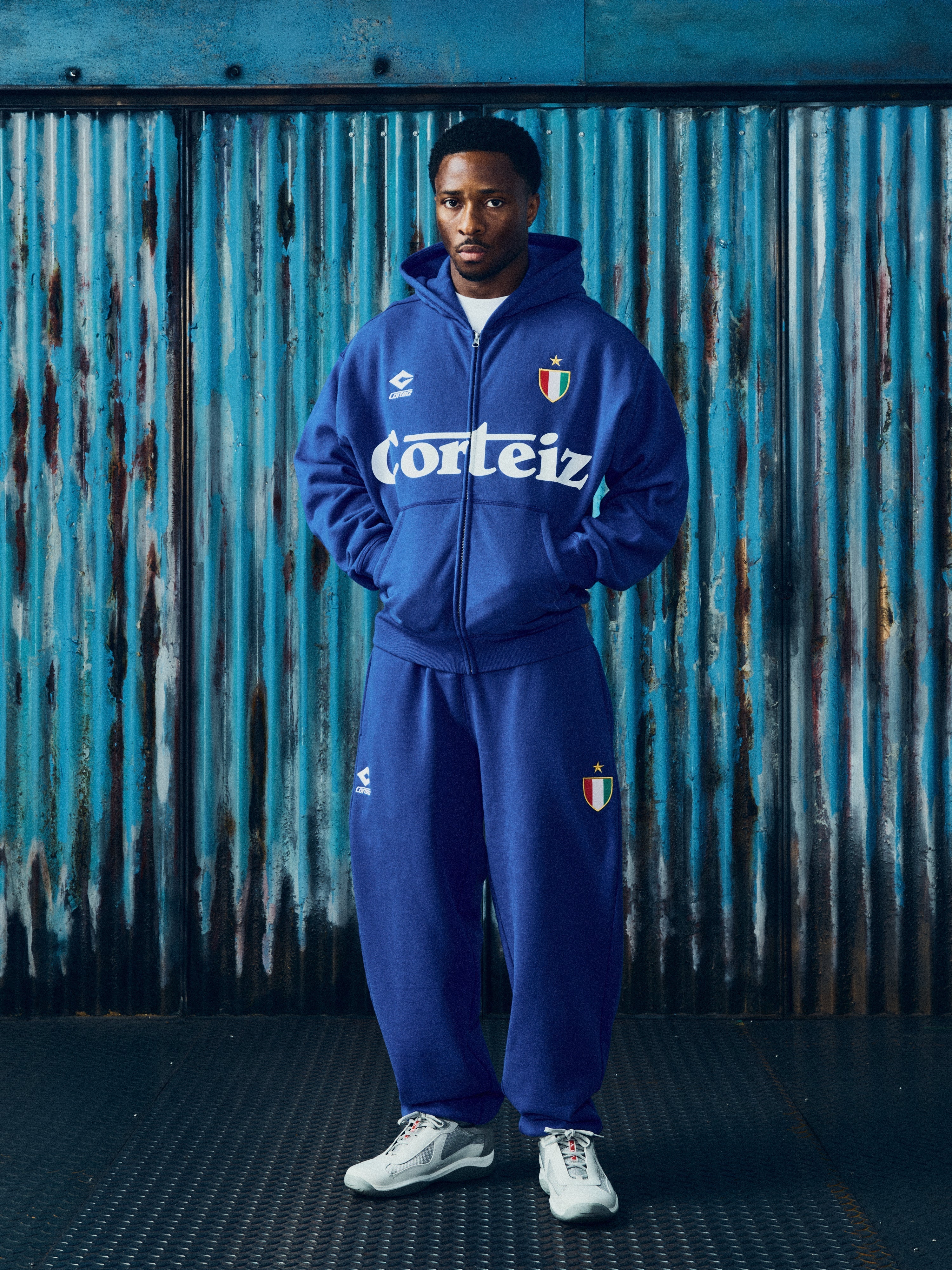 GHINI ZIP HOODIE [ROYAL BLUE]