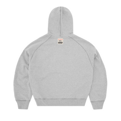 HMP THERMAL ZIP HOODIE [HEATHER GREY]