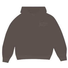 BROKEN PLANET MARKET 'BASICS' HOODIE (GRANITE BROWN)