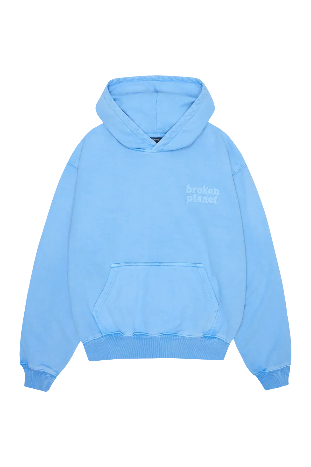 Broken Planet Market Basics Hoodie Washed Light Blue