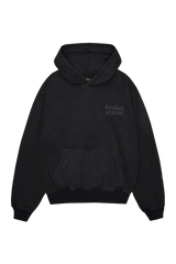 Broken Planet Market Basics Hoodie Washed Midnight Black