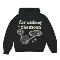 BROKEN PLANET MARKET 'FARSIDE OF THE MOON' HOODIE (SOOT BLACK)