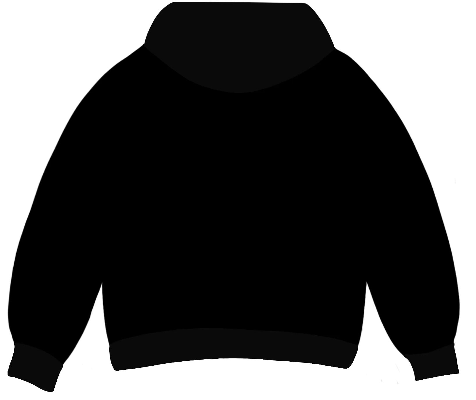Broken Planet Market Basic Midnight Black Hoodie