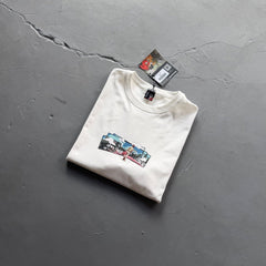 Derschutze Landscape Box Graphic T-Shirt - White