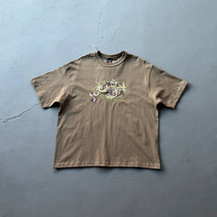 Derschutze Central Scenic Graphic T-Shirt - Brown Khaki
