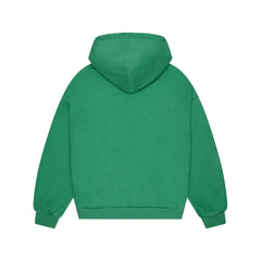 Broken Planet Star Logo Zip Up Hoodie Green