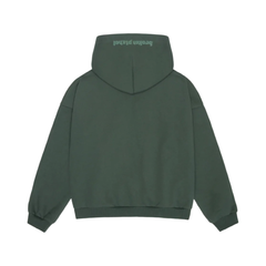 Broken Planet Zip Up Hoodie Emerald Green