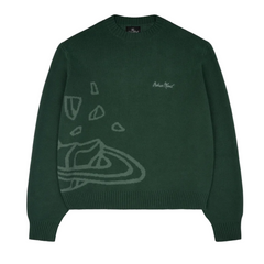 Broken Planet Market Knit Sweater Forest Green