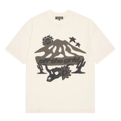 BROKEN PLANET MARKET 'OFF THE GRID' GRAPHIC TEE (VANILLA)