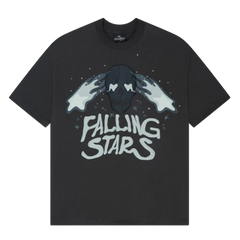 BROKEN PLANET MARKET 'FALLING STARS' GRAPHIC TEE (SOOT BLACK)
