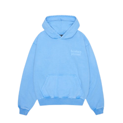 BROKEN PLANET MARKET 'BASICS' HOODIE (BABY BLUE)