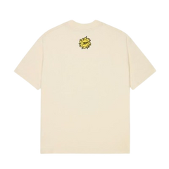 BROKEN PLANET MARKET 'FOOT ON THE GAS' TEE (VANILLA WHITE)