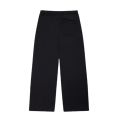BROKEN PLANET MARKET 'BASICS' STRAIGHT JOGGERS (MIDNIGHT BLACK/WHITE)