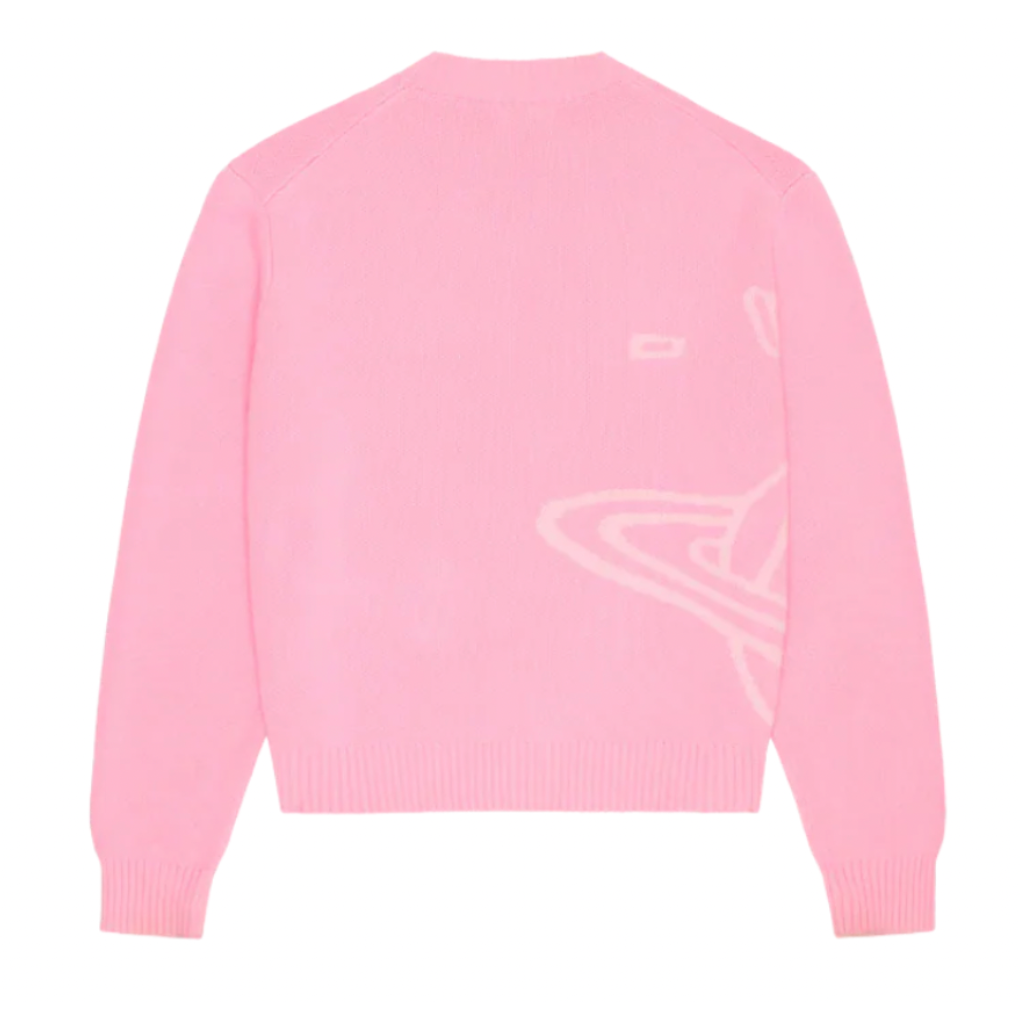 Broken Planet Knit Sweater Candy Pink