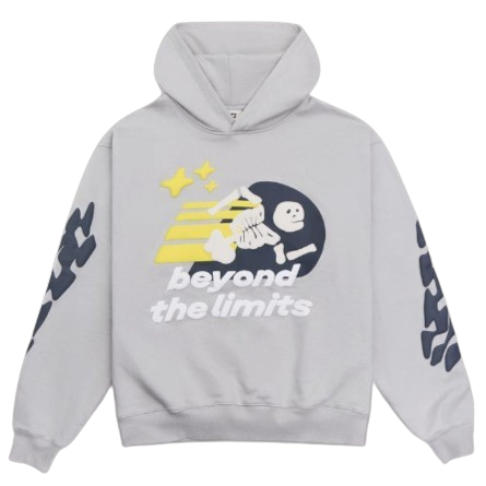 Broken planet market 'beyond the limit "hoodie grayish gray