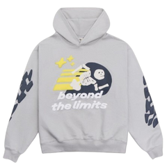 Broken planet market 'beyond the limit "hoodie grayish gray