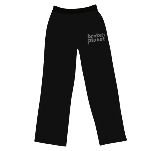Broken planet market 'foundation' straight jogger midnight black