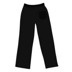 Broken planet market 'foundation' straight jogger midnight black