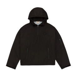 BROKEN PLANET MARKET WATERPROOF TECH JACKET (MIDNIGHT BLACK)