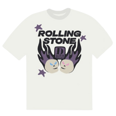 BROKEN PLANET MARKET X D-BLOCK EUROPE 'ROLLING STONE' COLLAB TEE (WHITE)