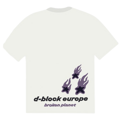 BROKEN PLANET MARKET X D-BLOCK EUROPE 'ROLLING STONE' COLLAB TEE (WHITE)